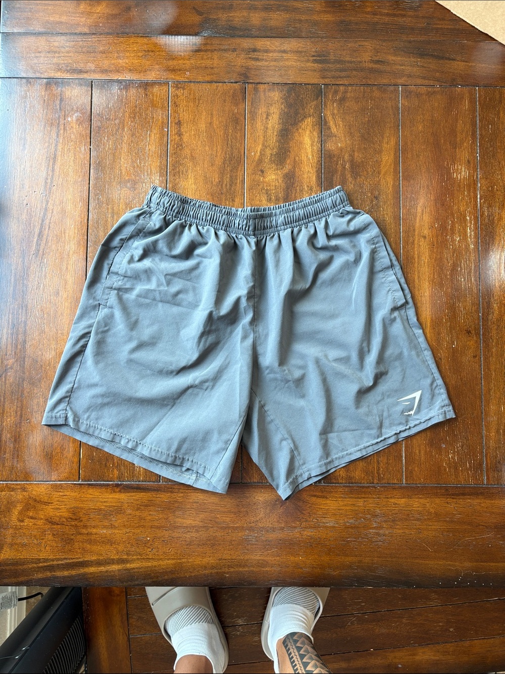 Gym Shorts — Gray Men’s Athletic Shorts
